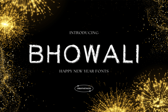 Bhowali: The Bold Display Font for Handmade Holiday Designs