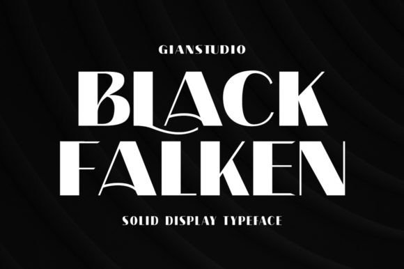Black Falken: A Premium Serif Font for Editorial Design