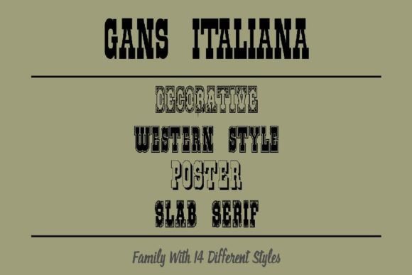 Gans Italiana: The Premium Display Typeface for Modern Web Design