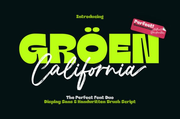 Groen California: A Display Typeface for Modern Editorial Design