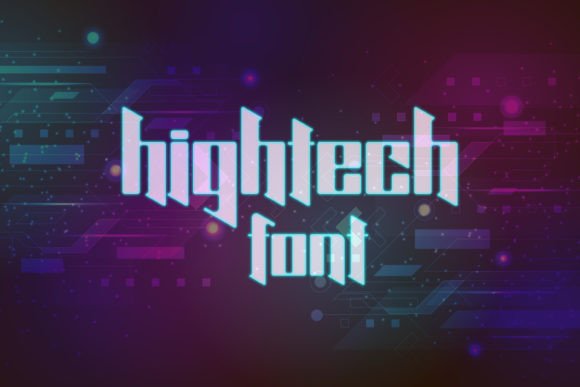 Hightech: The Bold Display Typeface for High-Impact Campaigns