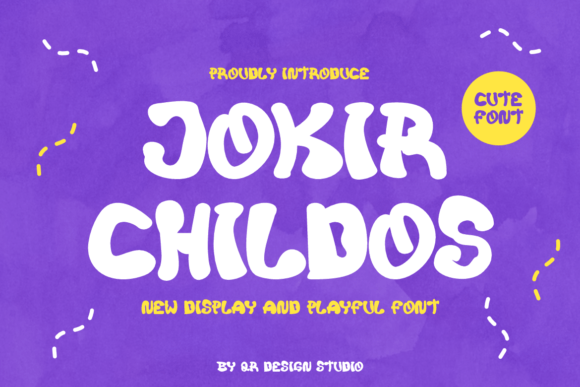 Jokir Childos: A Playful Display Typeface for Modern Editorial Design