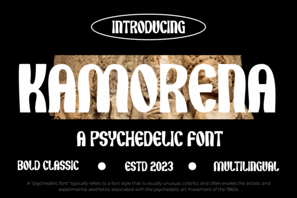 Kamorena: A Dynamic Display Typeface for Modern Editorial Design