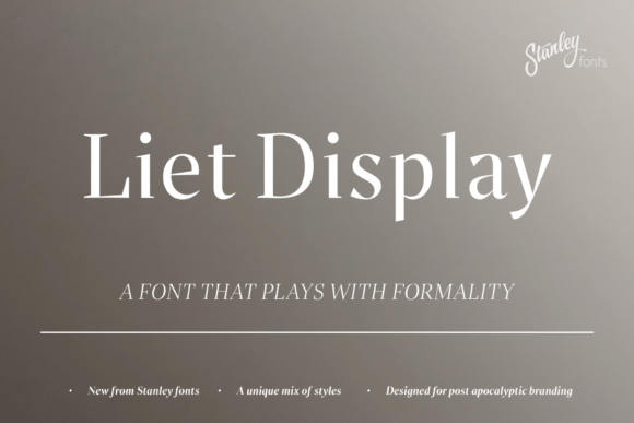 Liet Display: The Bold Typeface That Redefines Campaign Visuals