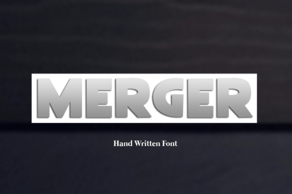 Merger: The Elegant Display Font for Handmade Creators