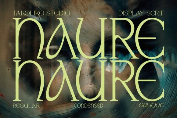 Naure: A Vintage Serif Typeface for Editorial Design