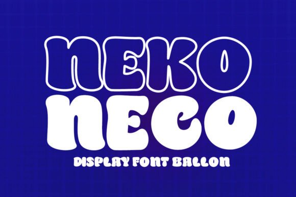 Neko Neco: A Playful Display Typeface for Editorial Design