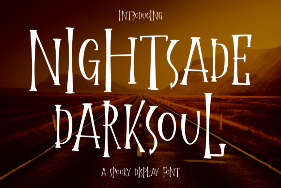 Nightsade Darksoul: The Spooky Display Font for Digital Branding