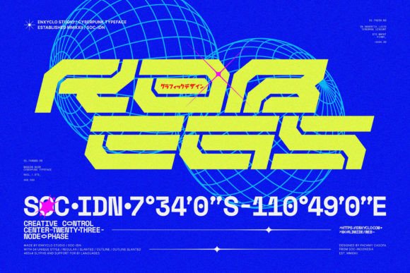 Rabegs: A Futuristic Typeface for Bold Editorial Design