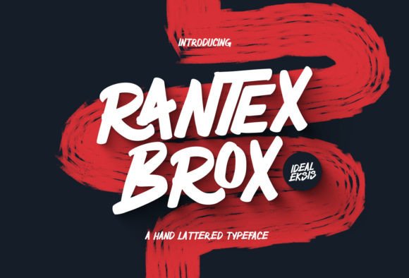 Rantex Brox: The Perfect Display Font for Handmade Product Branding