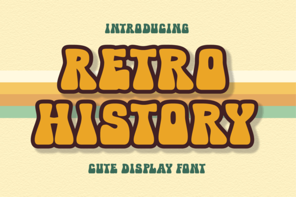 Retro History: The Chunky Display Font for Handmade Brands