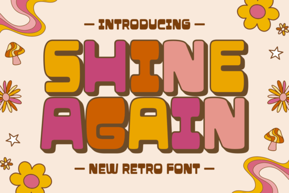 Shine Again: The Retro Display Font for Handmade Brands