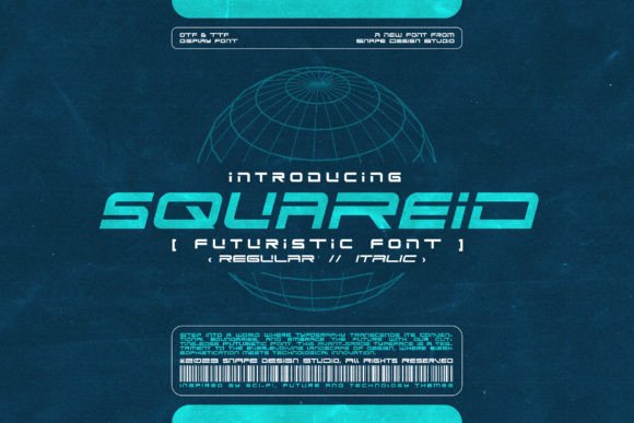 Squareid: The Futuristic Display Font for High-Impact Campaigns
