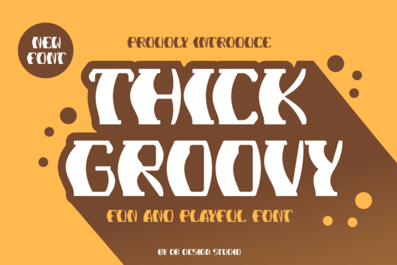 Thick Groovy: A Bold Typeface for Authentic Brand Identities