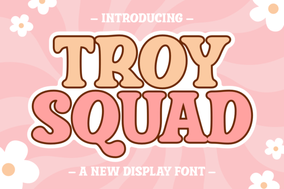 Troy Squad: The Retro Display Font That Elevates Small Business Branding
