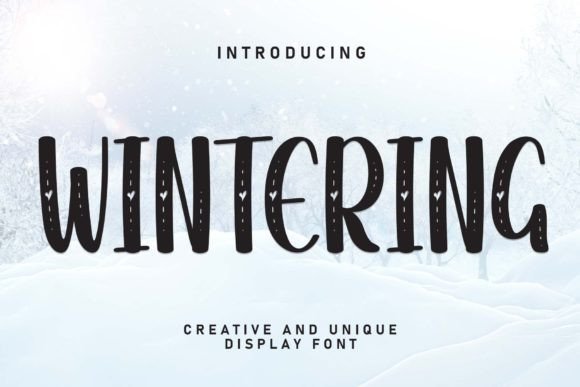 Wintering Font Review: A Sweet Display Typeface for Digital Branding