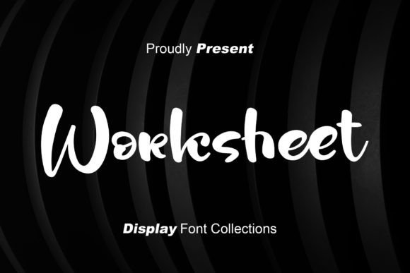 Worksheet: The Perfect Display Font to Elevate Your Brand Identity